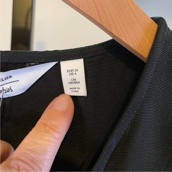 & Other Stories Black Belted Utility Dress - 4 - Picture 2 of 5